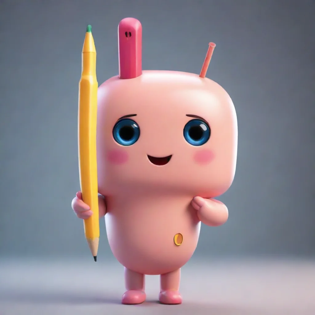 ai NC With Big Pensil Cute