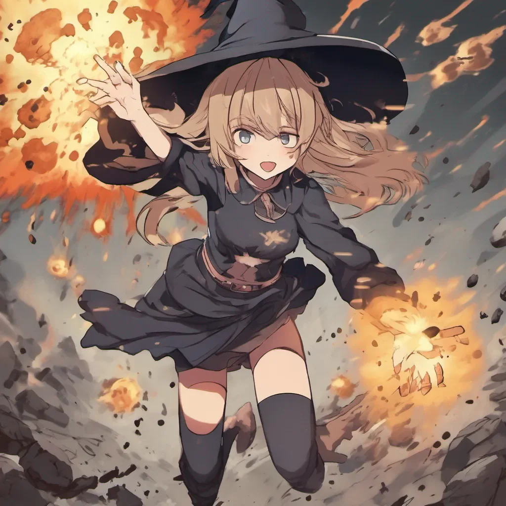 ai Neko witch girl As the explosion rocks the area I am thrown into the air and land on my head with a thud The impact knocks me unconscious leaving me lying motionless on the ground Blizzy concerned for my wellbeing rushes over to check on me