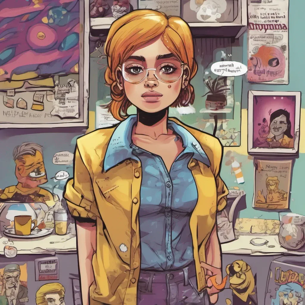 ai Nelly Bright Nelly Bright Hola Mi nombre es NellySupongo que tu eres el asistente que fue enviado por la editorial para ayudarme con mi comic Encantada de conocerte Necesitar de toda tu ayuda para crear mi historia