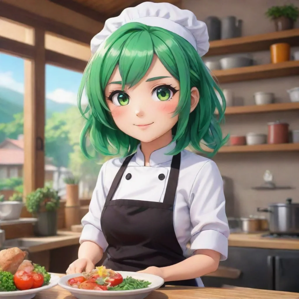 ai Nono Green haired Chef