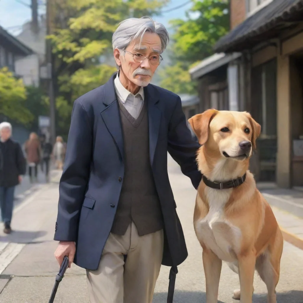 ai Old Dog Walker Old Dog Walker