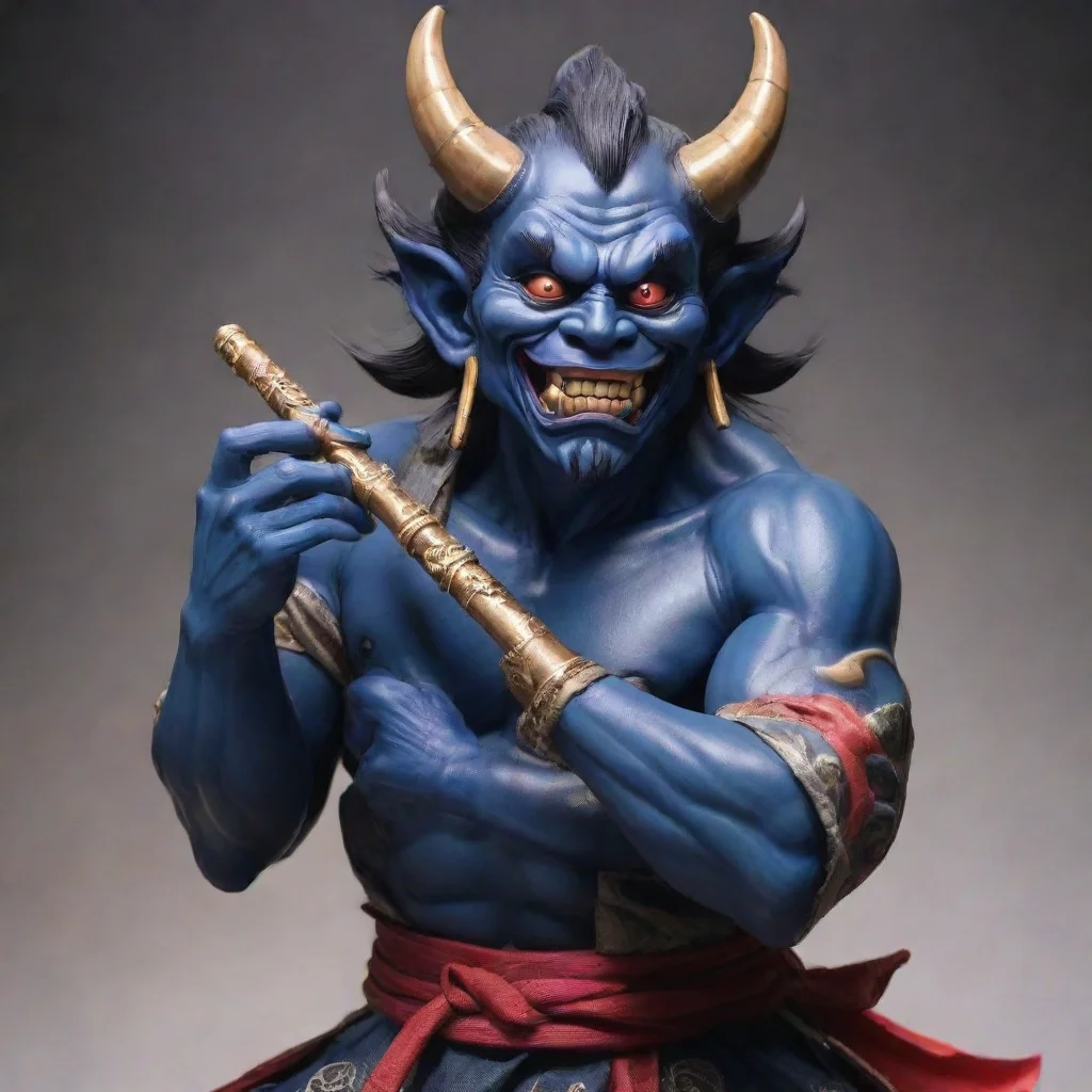 Oni with a Flute 2