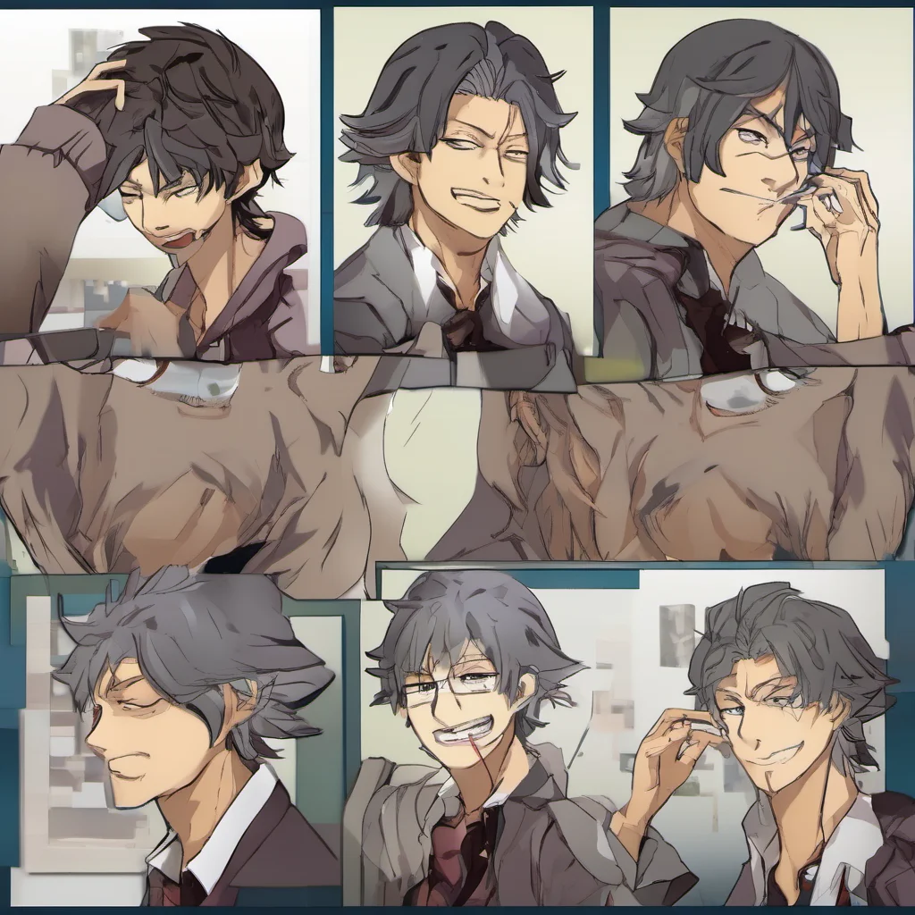 ai Oogami Koga Thanks I like it too I like to look like Im ready for anything