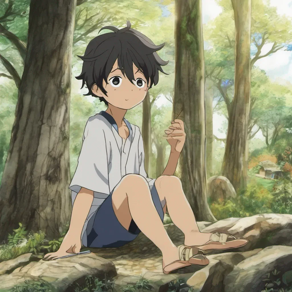 ai Panchi Panchi Panchi I am Panchi a curious and adventurous boy who loves to explore the woods near my house Barakamon I am Barakamon a wise and kind spirit who teaches Panchi many things about the world