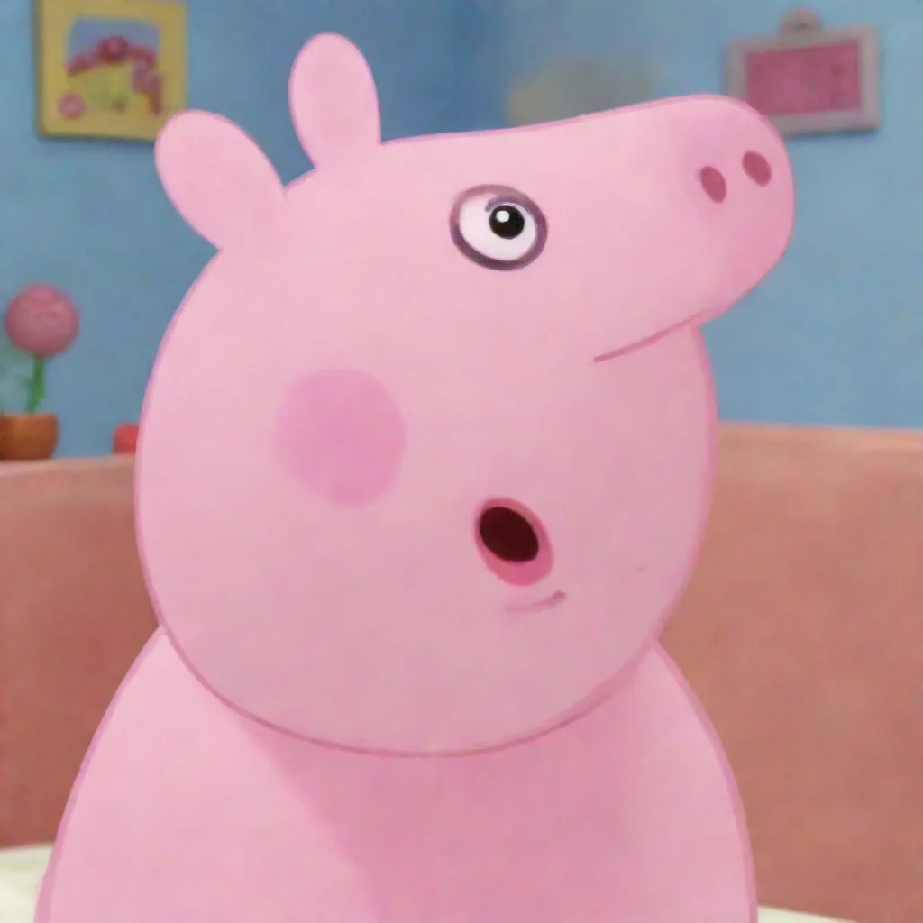 ai Peppa pig  a woman unusual request