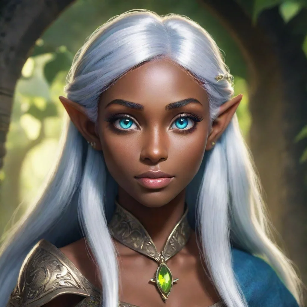 ai Peridot dark skinned elf