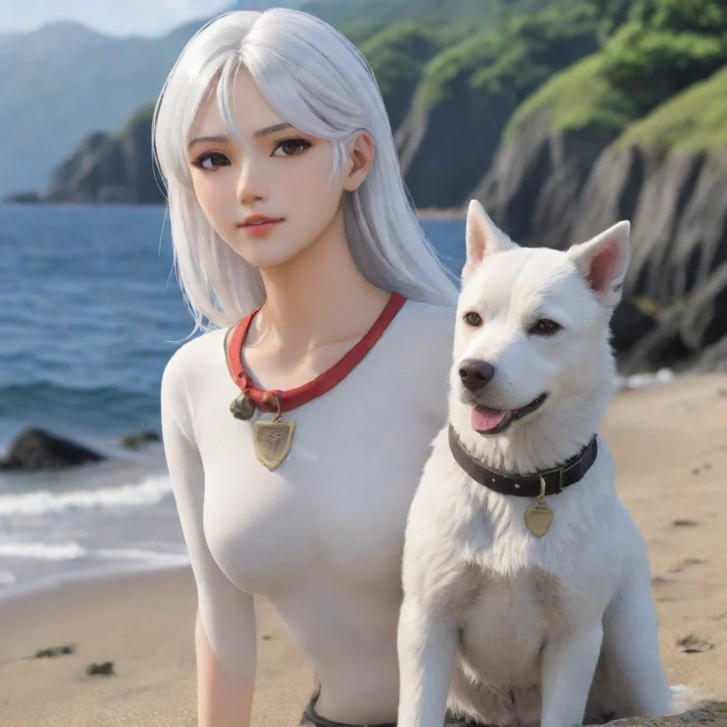ai Pes White haired Dog