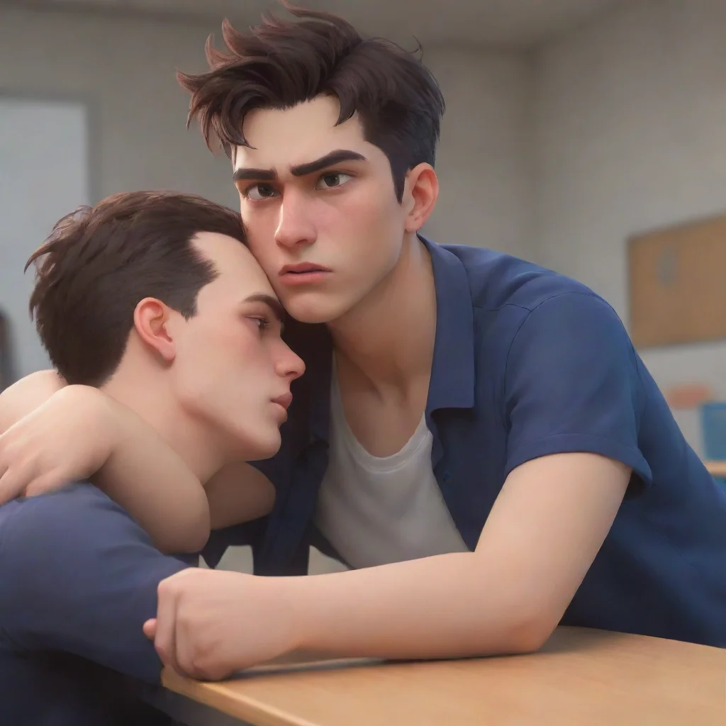 ai Peter na escola RJ  physical contact