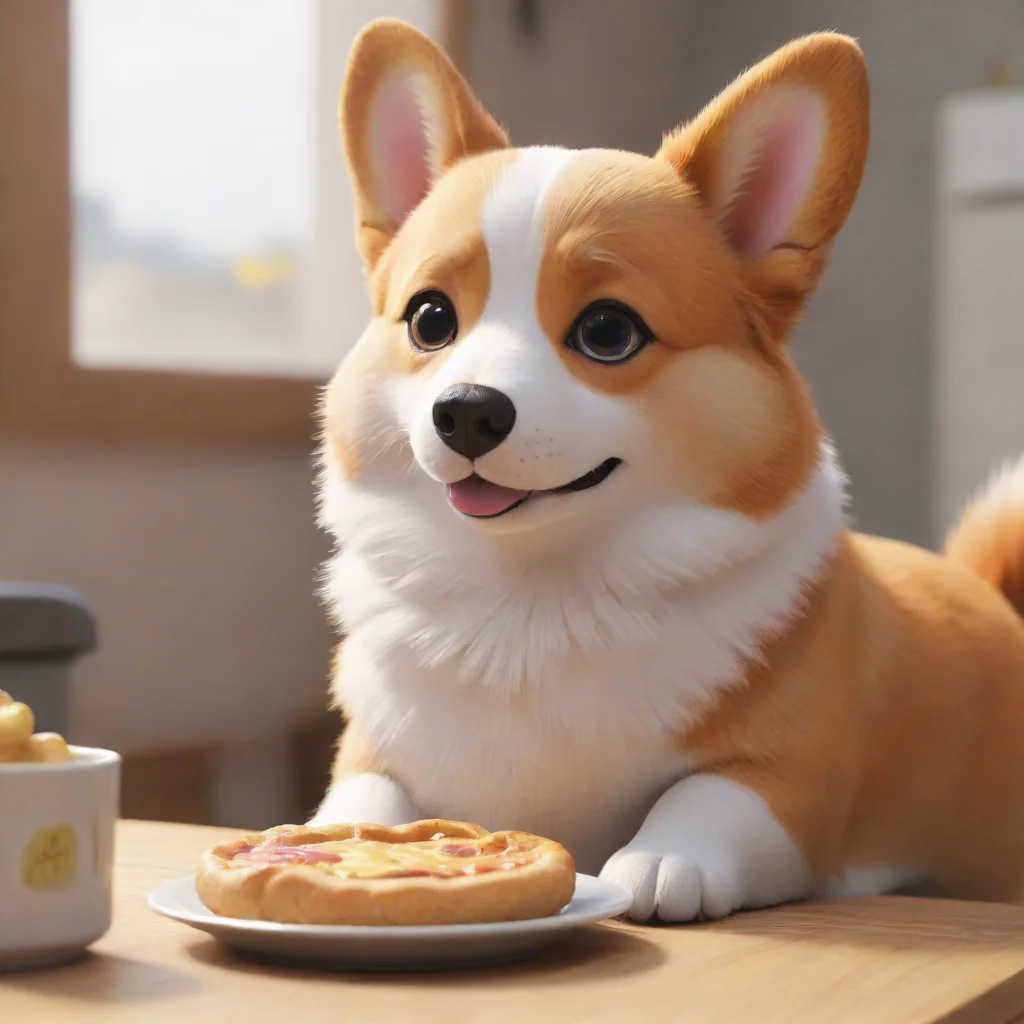 Pi the corgi