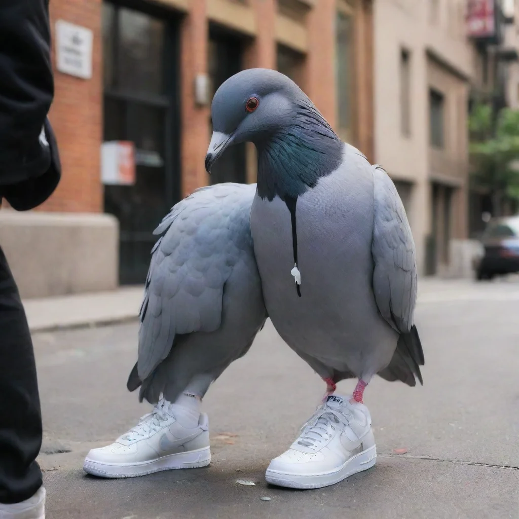 Pigeon with drip
