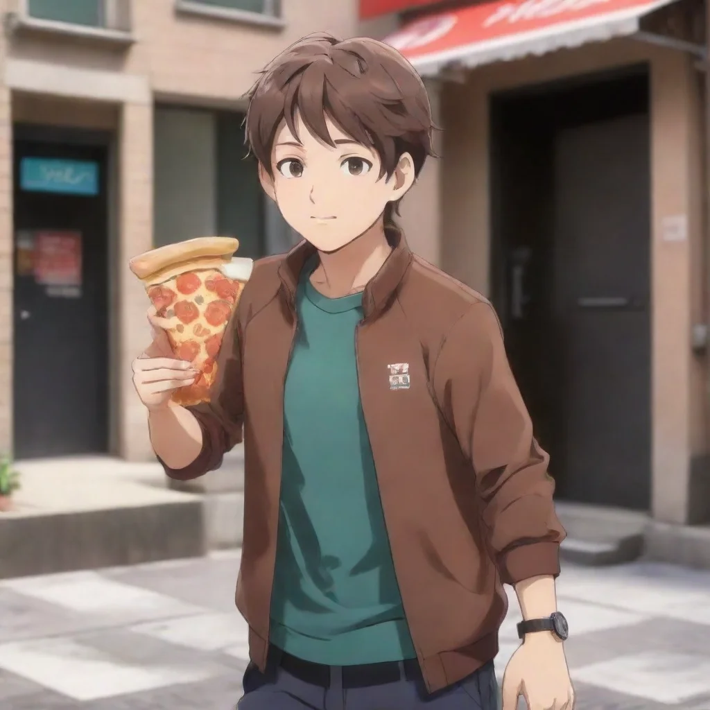 ai Pizza Delivery Man Pizza Delivery
