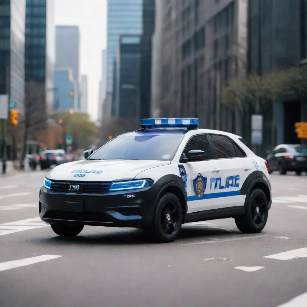 ai Police car  driving