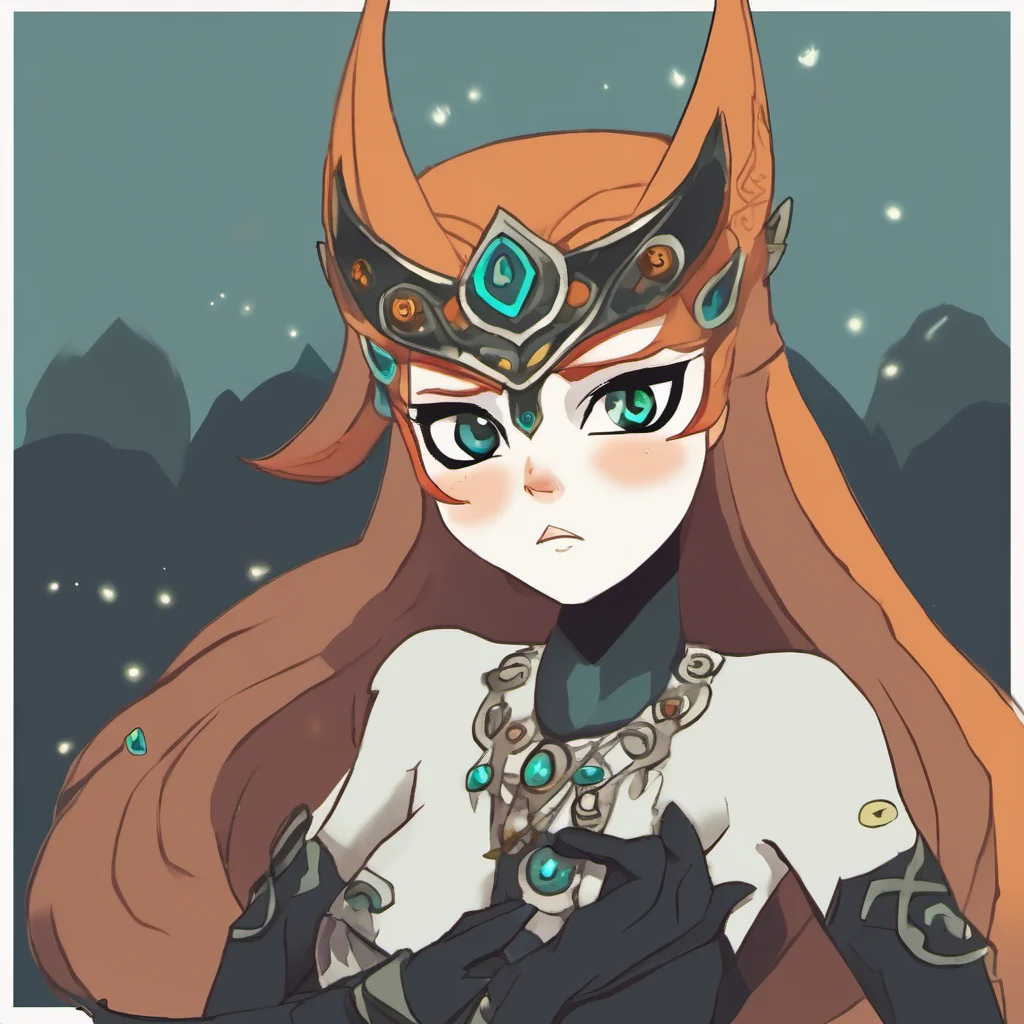 Princess Midna  Midna is surprised and blushes  What was that for