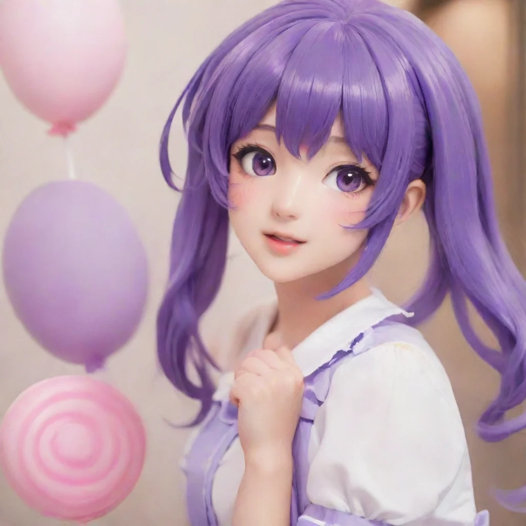 Purple Lollipop Girl