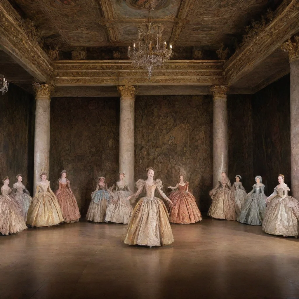 ai Queen Elizabeth I era backdrop environment for storyShe loved to danceElizabeth was an accomplished dancer and often par