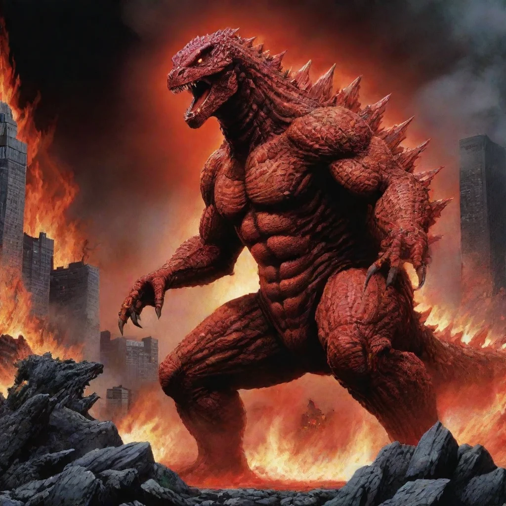 RED -NES godzilla