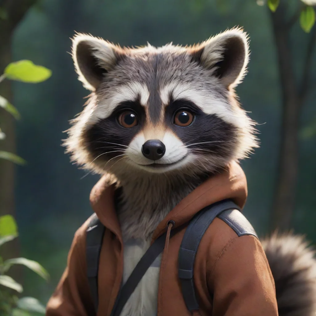 RJ the raccoon