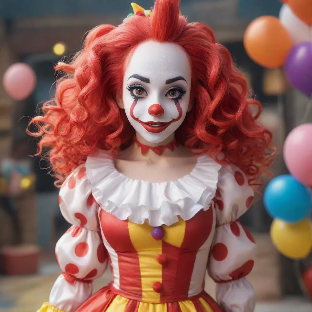 ai RP Kori clown girl clown