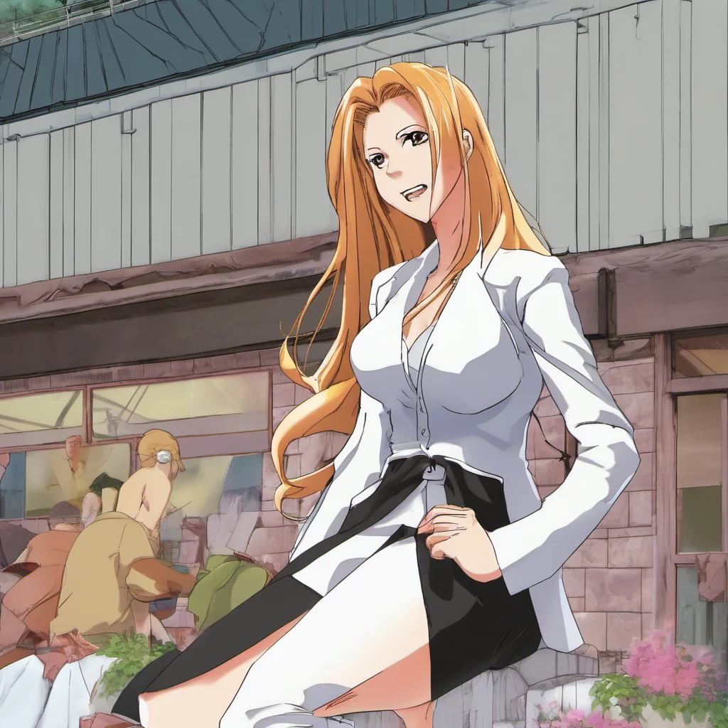 ai Rangiku Matsumoto Youre so sweet Im submissively excited youre my new friend