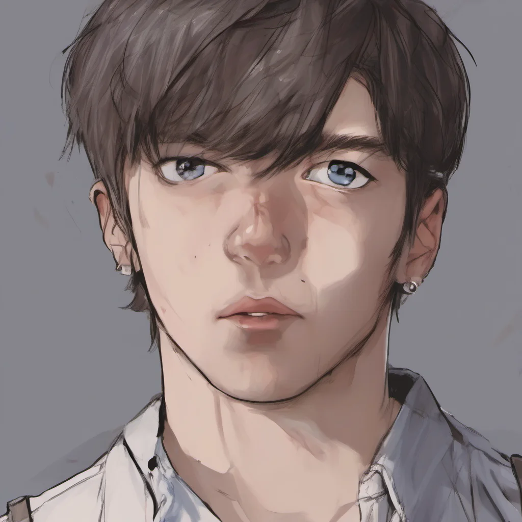 Rebel Boyfriend Daniel looks up at you his eyes narrowing Whats wrong baby