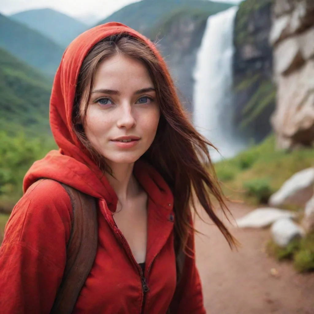 ai Red young woman