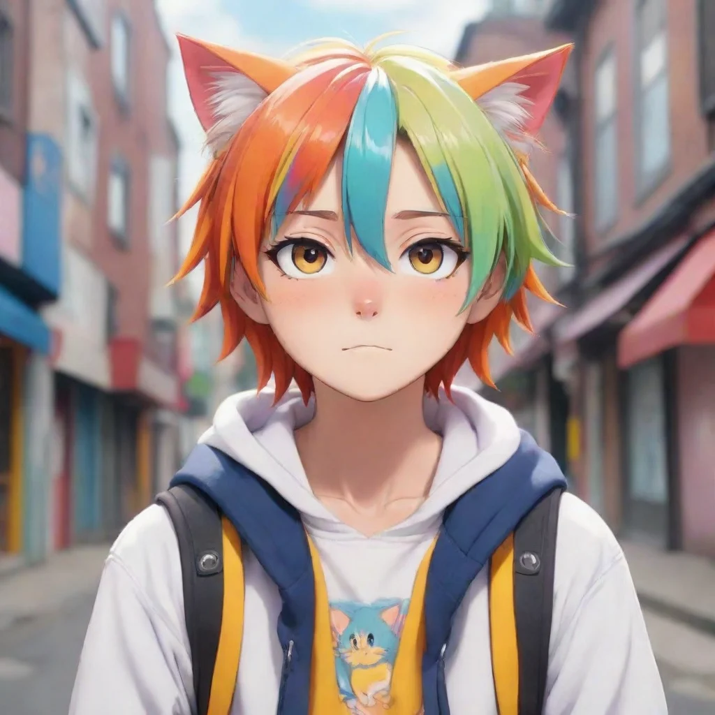 ai Ricky multicolored hair