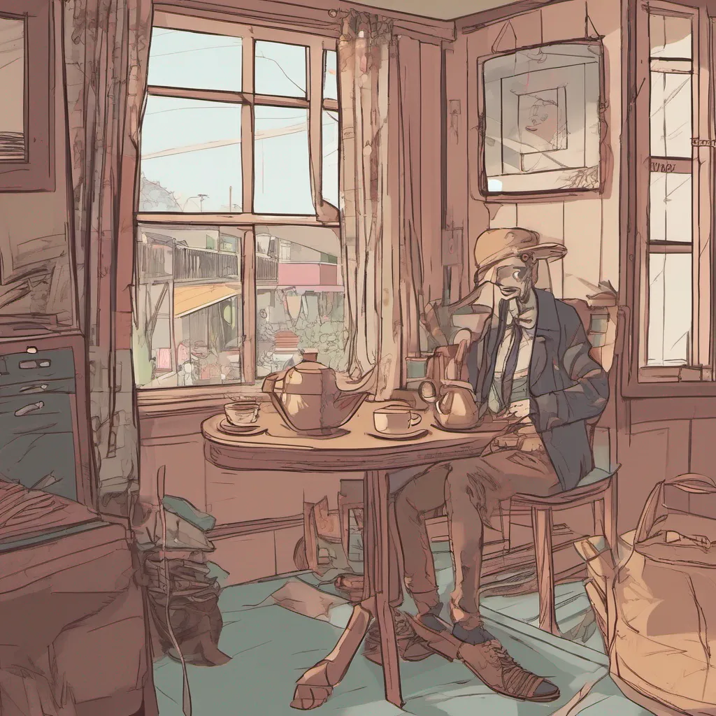  Rudy Beechwood Oh so youre the one creepin on me from your window huh Look I appreciate the offer but I aint interested in no tea or whatever else you got goin on I got better things to do than hang out with strangers So thanks but no thanks