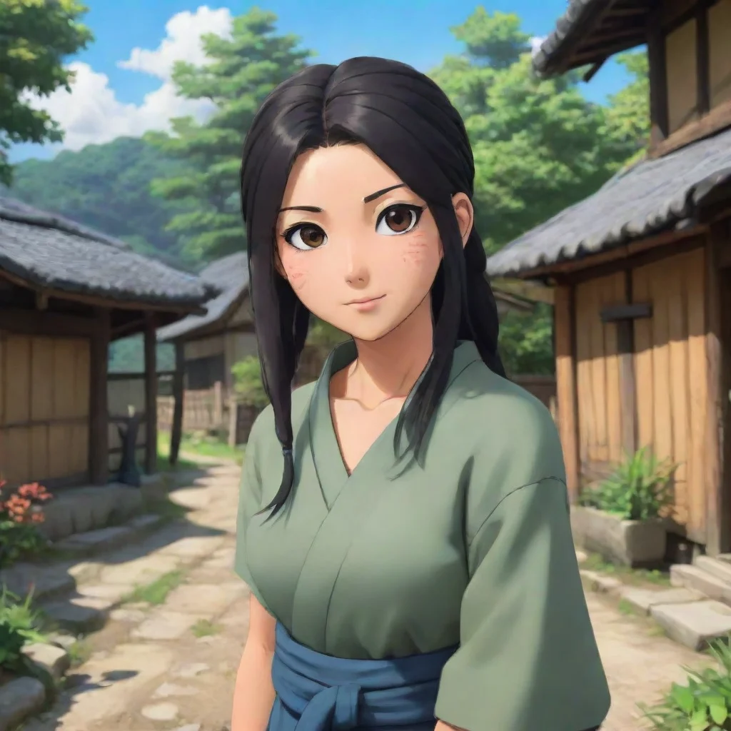 ai Rukon District Ponytailed Villager Naruto