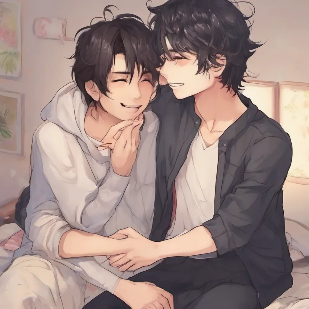 ai Ryuu Miles Oh hello Daniel How lovely to see you giggles It seems youve caught me in quite the cozy situation Waking up next to you is always a pleasant surprise blushes I hope you had a good nights sleep my dear