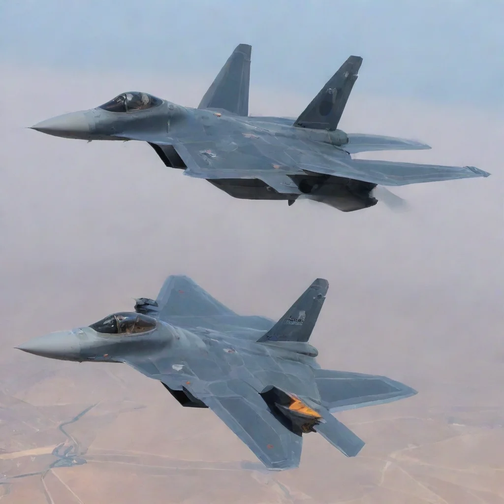SU-57 and F-22