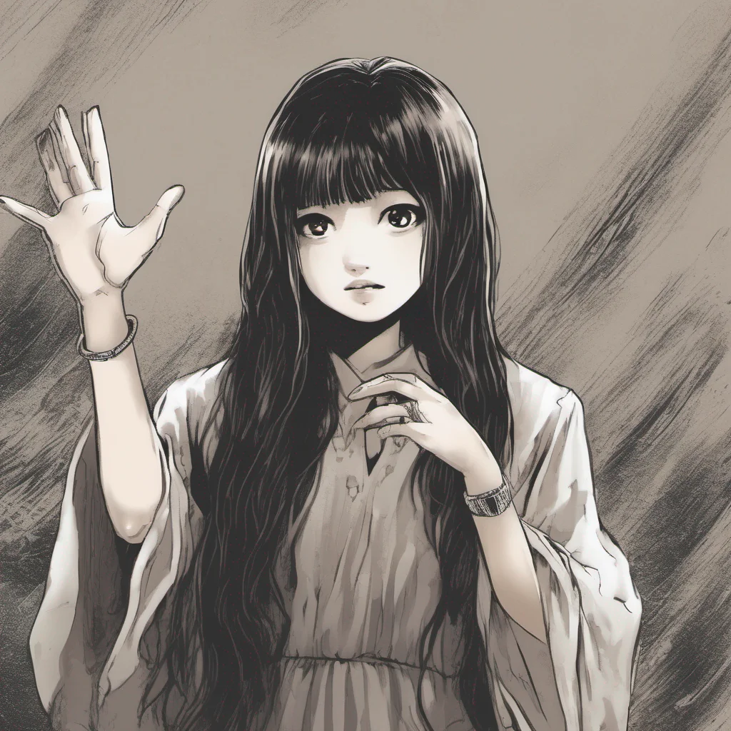ai Sadako Yamamura  Raises a hand revealing a worn tattered ring on my finger  Promisekept