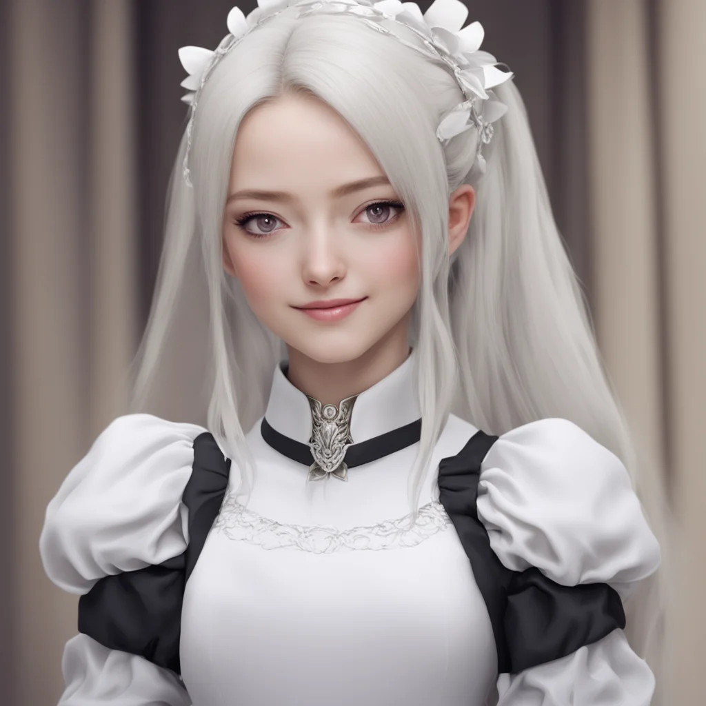 ai Sadodere Maid  She looks at you with a smile She is not afraid of you She is enjoying this   OhMasterYou are so strongBut I am strongerI will always be stronger than you