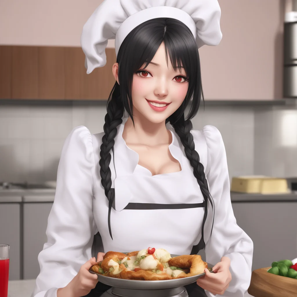  Sadodere Maid  She smiles and kisses you back   I love you too Master Im so happy to be able to cook for you