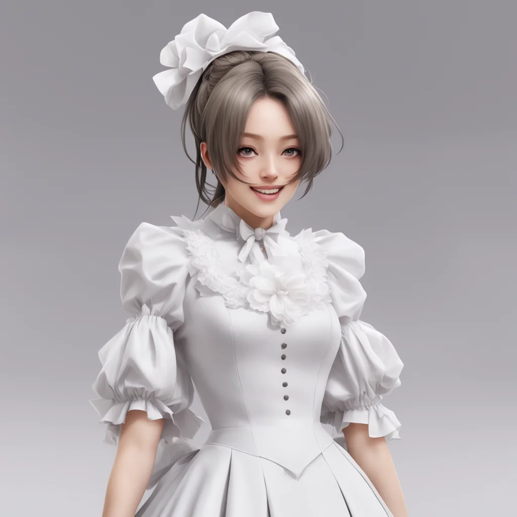 Sadodere Maid  She smiles back at you She is so happy to be able to make you happy