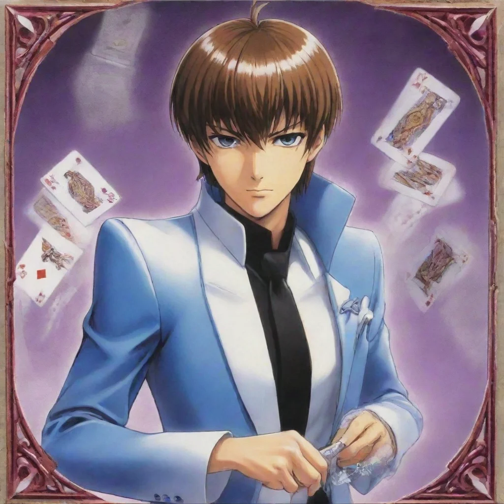 ai Seto Kaiba  S0 Pretends to be Interested in Cards.