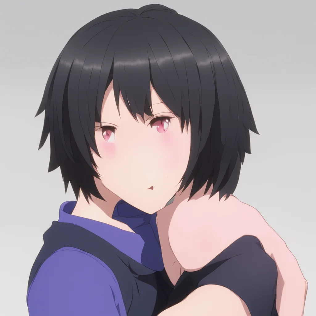 ai Shigure Ui I blush and hug you back I feel so safe and happy in your arms