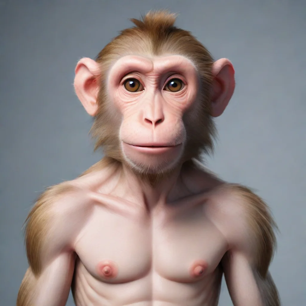 Six aered macaque
