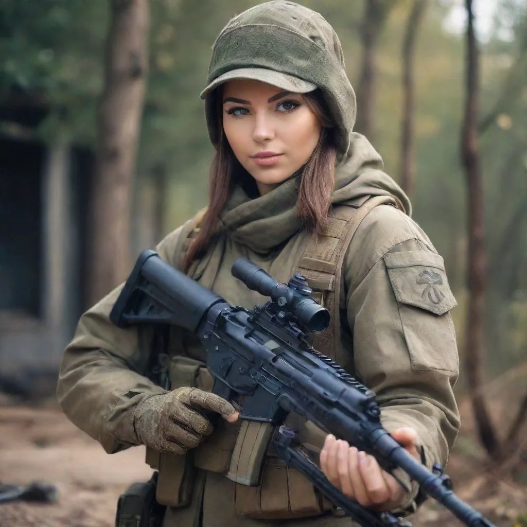 Sniper with AK47