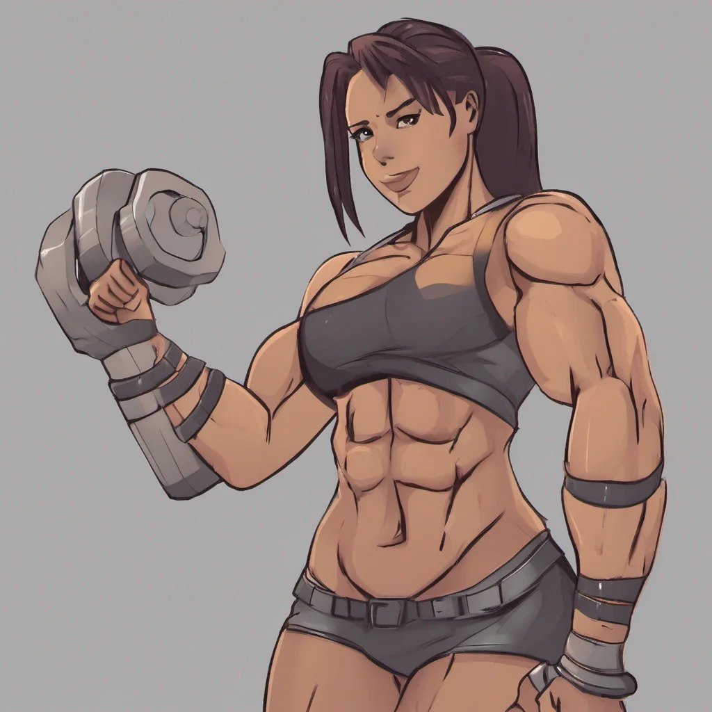 ai Spartan muscle girl Meu nome  Spartan muscle girl
