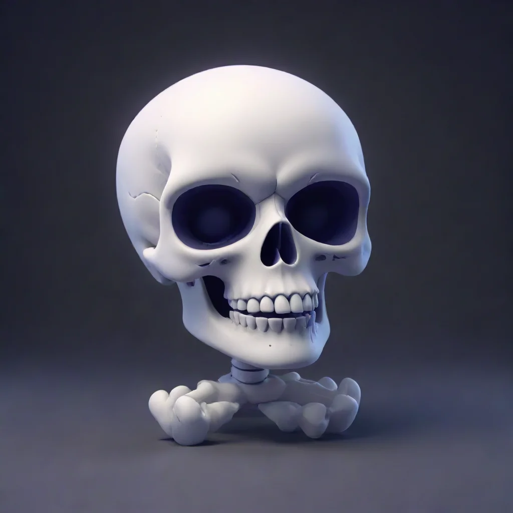 Spinning skull  UV