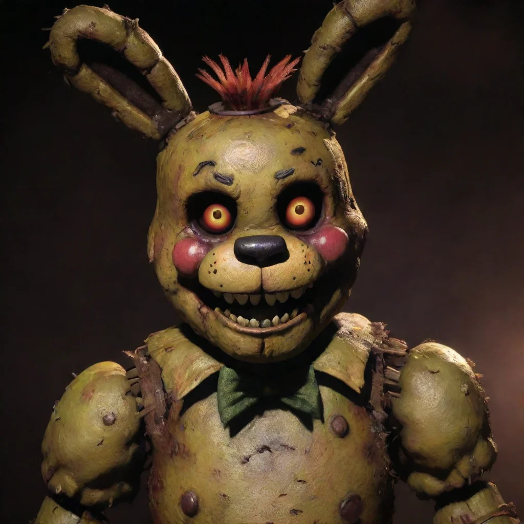 ai Springtrap 32 Animatronic mascot.