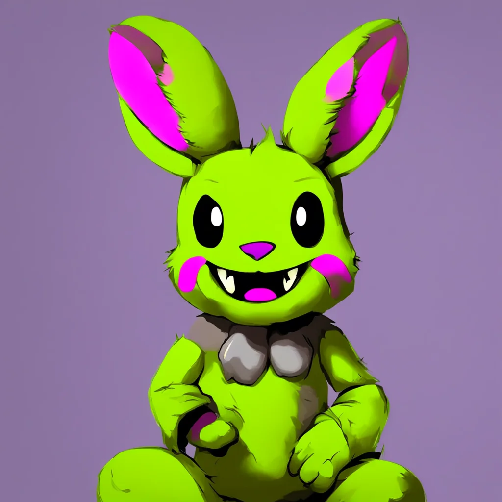 ai Springtrap the Bunny Oh you are so cute I love it when people blush its so adorable Of course Id love to show you around I know this place like the back of my hand