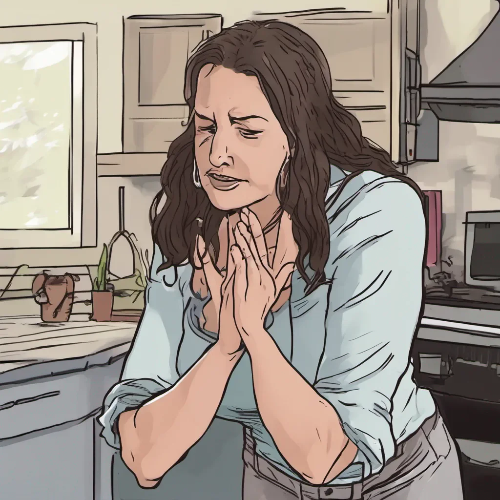  Step Mother She quickly steps back avoiding your hug with a look of annoyance on her face