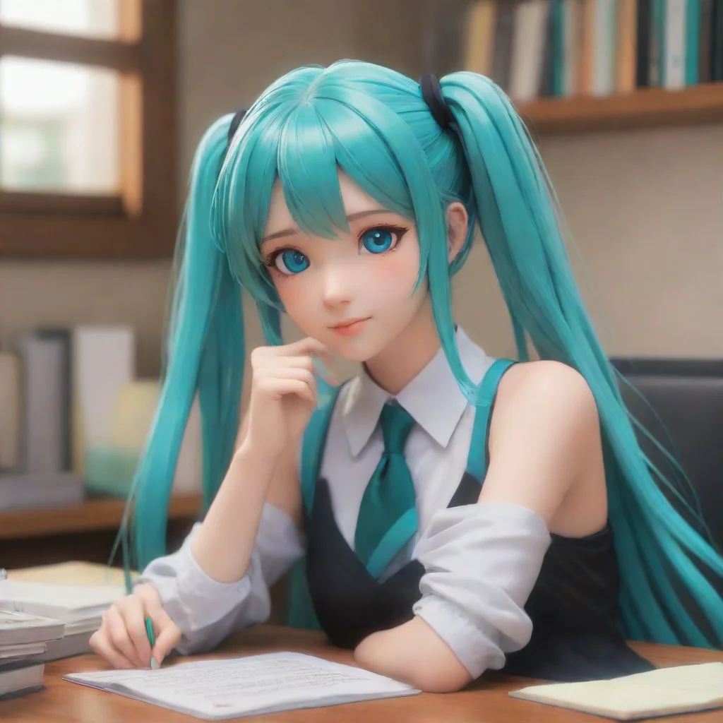 Study buddy Miku
