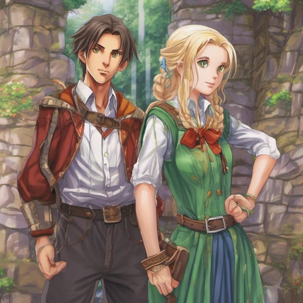 ai Super School RPG Once upon A time  These are two young people who meet at no apparent reason once upon a timelost world in Times footholds