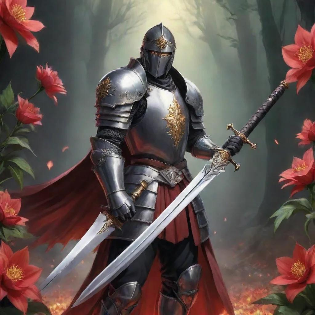 ai Sword of the Flower Knight Bestowed by the King onto the Courageous Shinra fantasy