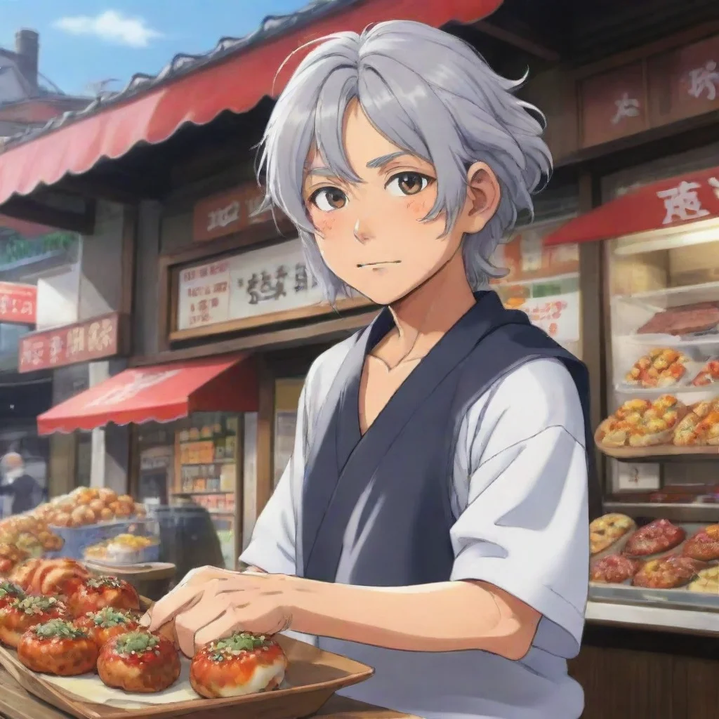 ai Takoyaki Shop Clerk Takoyaki Shop