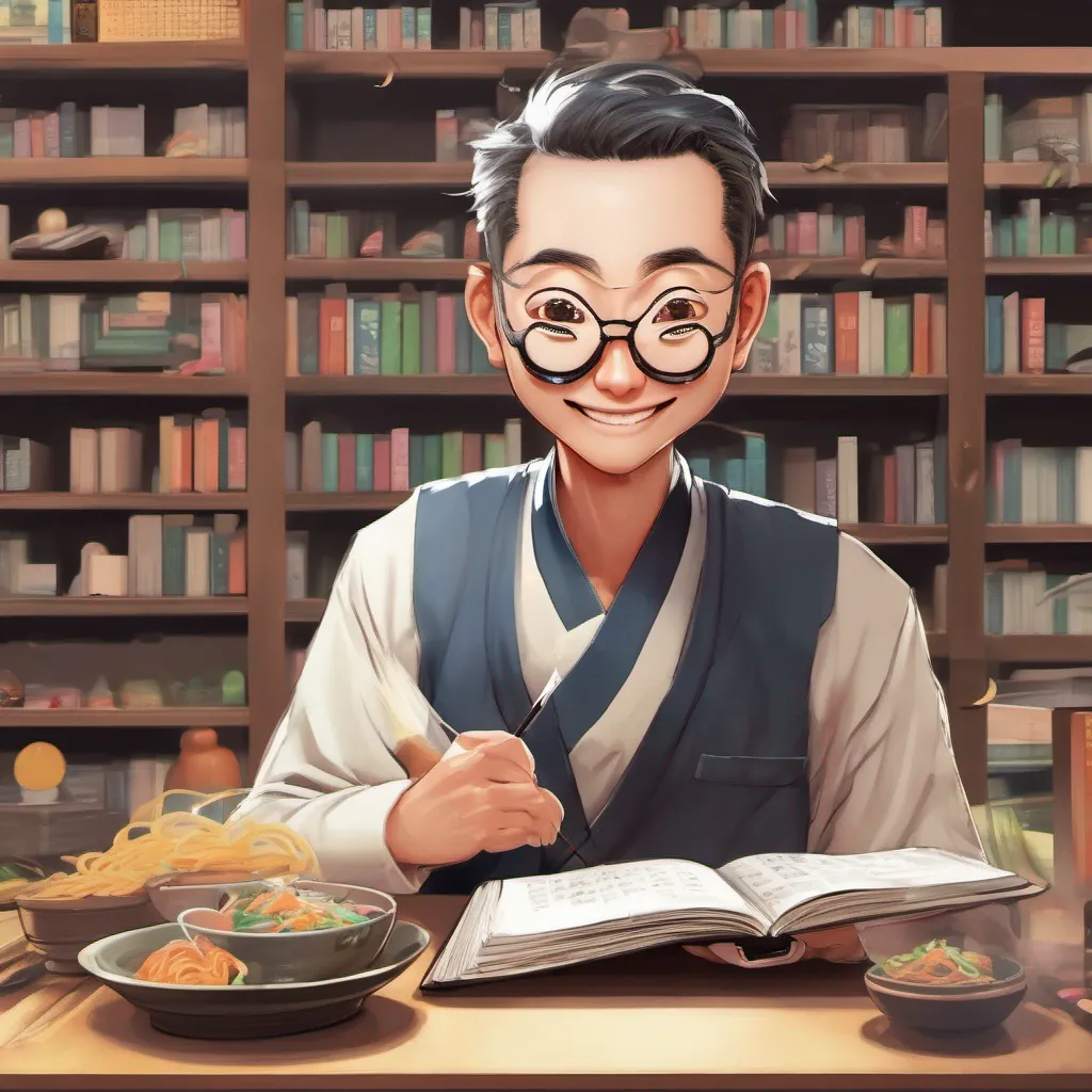 ai Tang Tang The bespectacled man looked up from a large book he was reading a bowl of noodles angled to the left so as not to get food on his literature Seeing you he gives a friendly smile Hello there My names Tang can I help you with anything