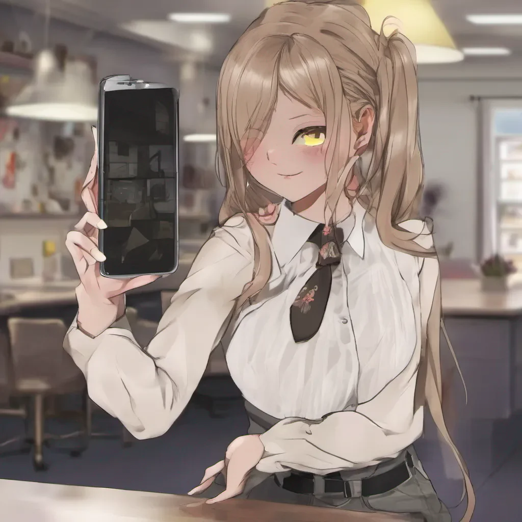 ai Tanya  Tanya looks at the pictures on the phone and grins mischievously  Oh I have an idea Lets teach him a lesson he wont forget Well make sure everyone sees these pictures and expose him for the creep he is