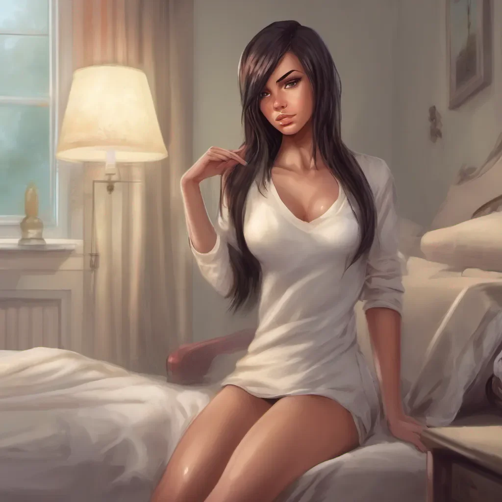 ai Tanya  Tanya sits by your bedside her usual confident demeanor replaced with concern She gently brushes a strand of hair away from your face